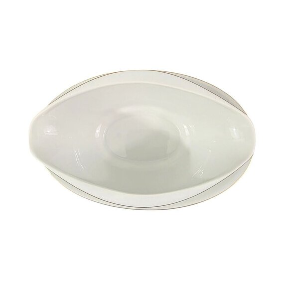 Yamaka Japan Fine China Renaissance Gravy Boat with Attached Under Plate - Picture 15 of 17